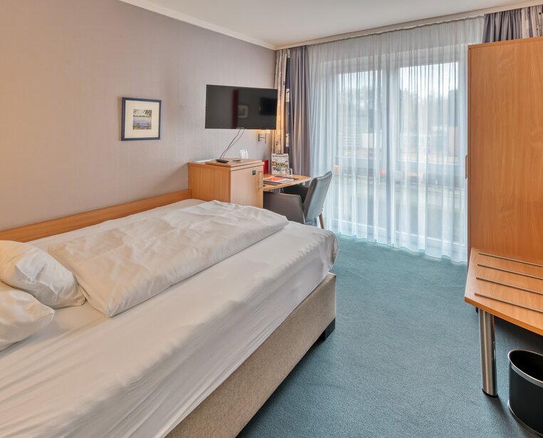 Einzelzimmer im Ringhotel Ahrensburg garni, 3-Sterne Superior Hotel in der Metropolregion Hamburg | © Ringhotel Ahrensburg