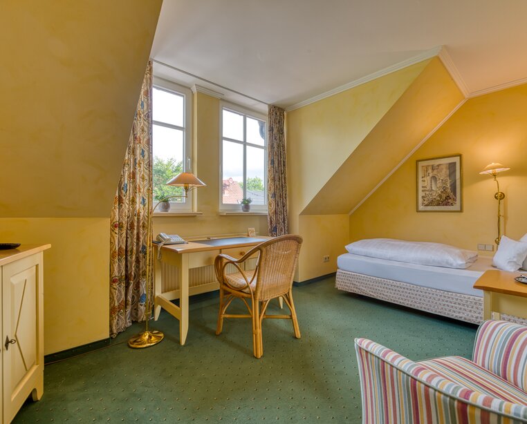 Einzelzimmer im Ringhotel Alt Vellern in Beckum | © Ringhotel Alt Vellern in Beckum (c) Christoph Weiß