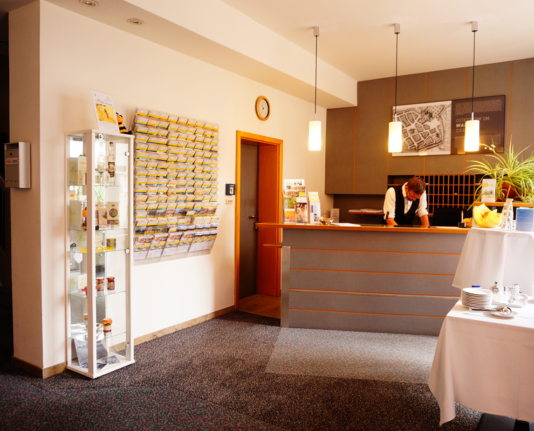 Lobby des 3 Sterne Superior Hotel Ringhotel Altstadt garni in Güstrow | © Ringhotel Altstadt garni in Güstrow