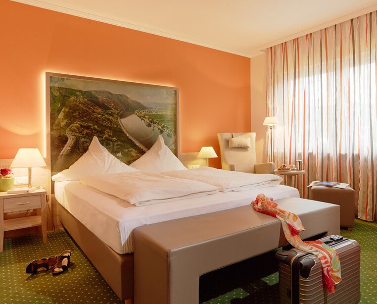 Doppelzimmer im 3 Sterne Superior Hotel Ringhotel Bömers Moselland in Alf/Mosel | © Ringhotel Bömers Moselland in Alf/Mosel