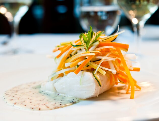 Erleben Sie kulinarisch mit allen Sinnen 'Norddeutsches' im Fischers Fritz Restaurant im 4 Sterne Hotel Ringhotel Birke in Kiel | © Ringhotel Birke in Kiel