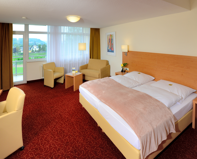 Die Superior deluxe Doppelzimmer sind besonders geräumig und komfortabel ausgestattet | © Ringhotel Haus Oberwinter in Remagen/Bonn