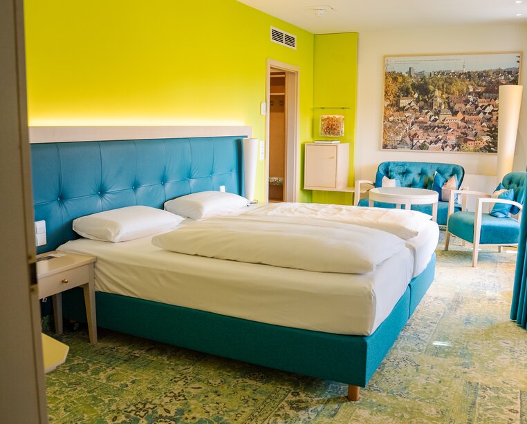Junior Suite at the Ringhotel Hohenlohe in Schwäbisch Hall, 4-star superior hotel in the Heilbronn region | © Ringhotel Hohenlohe Schwäbisch Hall