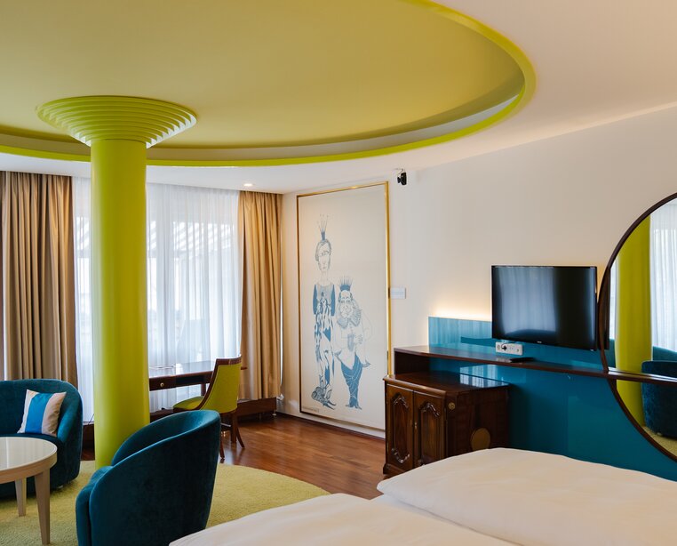Suite at the Ringhotel Hohenlohe in Schwäbisch Hall, 4-star superior hotel in the Heilbronn region | © Ringhotel Hohenlohe Schwäbisch Hall