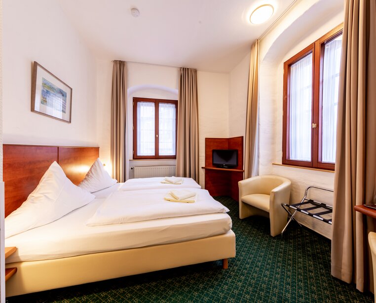 Doppelzimmer Classic im 3-Sterne Hotel Ringhotel Jägerhof in Weißenfels | © Ringhotel Jägerhof