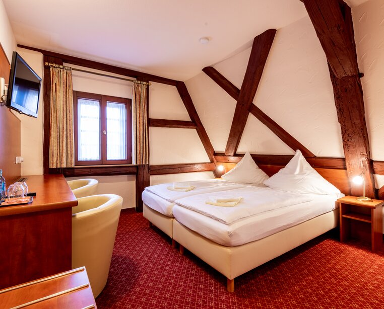 Doppelzimmer Classic im 3-Sterne Hotel Ringhotel Jägerhof in Weißenfels | © Ringhotel Jägerhof
