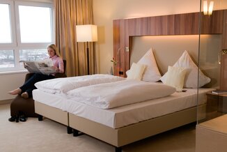 Einige Zimmer sind mit beheiztem, stark beruhigten Wasserbett ausgestattet im 4 Sterne Hotel Ringhotel Katharinen Hof in Unna | © Ringhotel Katharinen Hof in Unna