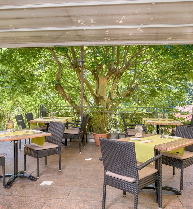 4 Sterne Ringhotel Mönchs Waldhotel  Terasse im Aussenbereich | © Ringhotel Mönchs Waldhotel