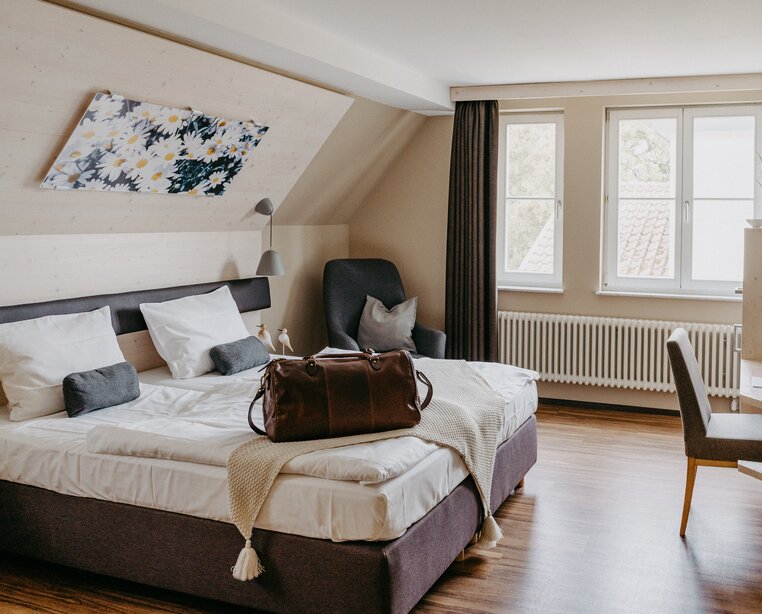 Double room at the 3-star-superior hotel Ringhotel Johanniterbad in Rottweil | © Ringhotel Johanniterbad in Rottweil