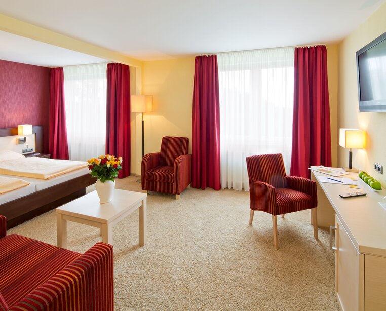Gehobener Schlafkomfort im 4 Sterne Hotel Ringhotel Roggenland in Waldeck | © Ringhotel Roggenland in Waldeck