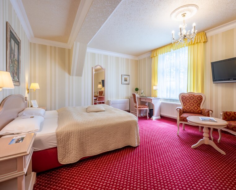 Garden house double room at the Ringhotel Schloss Tangermünde in Tangermünde, 4 star hotel in the Altmark | © Ringhotel Schloss Tangermünde, Tom Przibilla- Zeitgeist Foto und Film
