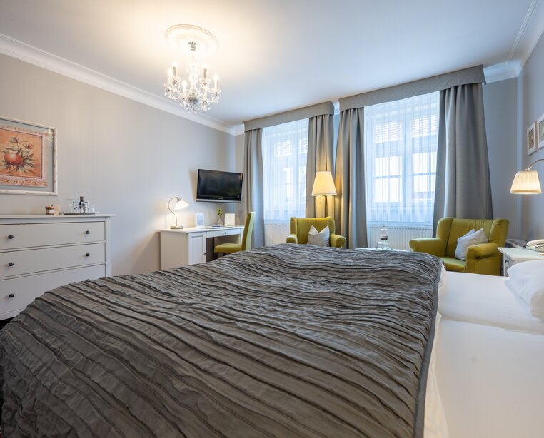 Garden house double room at the Ringhotel Schloss Tangermünde in Tangermünde, 4 star hotel in the Altmark | © Ringhotel Schloss Tangermünde, Tom Przibilla- Zeitgeist Foto und Film