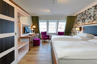Doppelzimmer Landhaus ohne Balkon im Ringhotel Sellhorn in Hanstedt, 4-Sterne Hotel in der Lüneburger Heide | © Ringhotel Sellhorn in Hanstedt