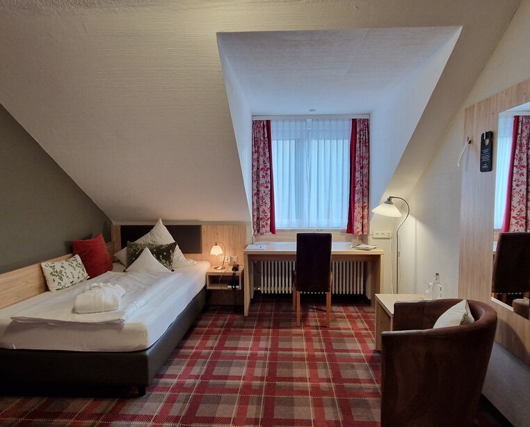 Einzelzimmer des Ringhotels Sonneck 4 Sterne Hotel in Bad Wörishofen im Allgäu | © Ringhotel Sonneck in Bad Wörishofen
