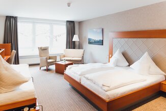 4 Sterne Superior Hotel Teutoburger Wald Doppelzimmer deluxe | © Ringhotel Teutoburger Wald
