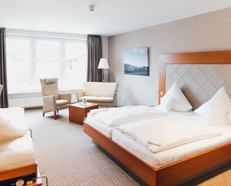 4 Sterne Superior Hotel Teutoburger Wald Doppelzimmer deluxe | © Ringhotel Teutoburger Wald