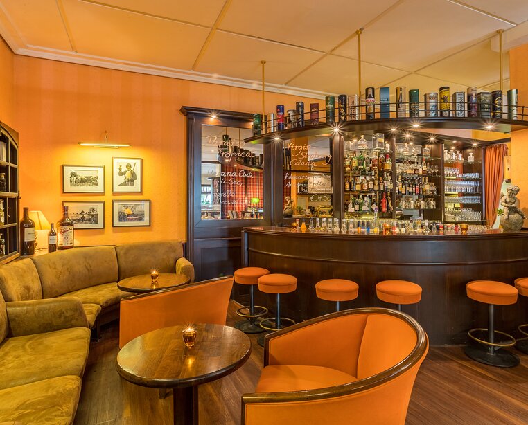 Let the evening end in the cozy hotel bar in the the 4-star hotel Ringhotel Warnemuender Hof in Rostock-Warnemuende | © Ringhotel Warnemünder Hof in Rostock-Warnemünde