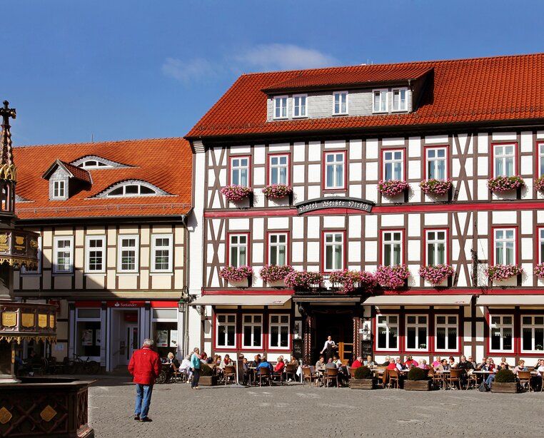 Das 4 Sterne Hotel Ringhotel Weißer Hirsch in Wernigerode ist eines der ältesten erhaltenen Hotels Sachsen-Anhalts | © Ringhotel Weißer Hirsch in Wernigerode