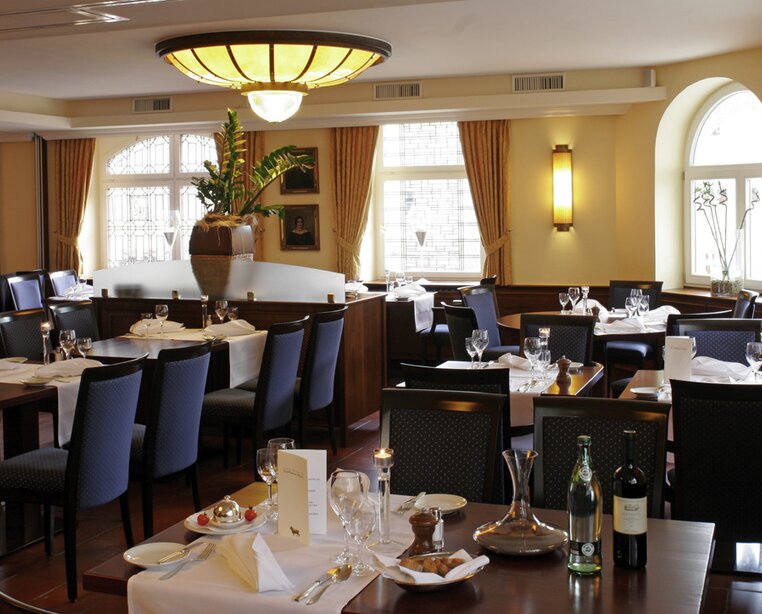 Idealer Ort für Feiern im Restaurant im Ringhotel Zum Goldenen Ochsen in Stockach, Hotel am Bodensee | © Ringhotel Zum Goldenen Ochsen in Stockach