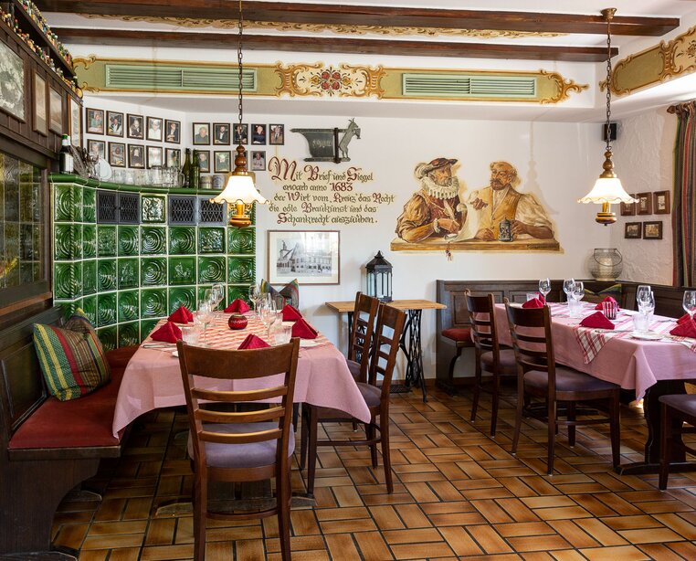 View into the restaurant of the Ringhotel sKreuz in Steinheim, 4 star hotel | © Ringhotel sKreuz Steinheim