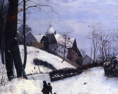 Otto Modersohn Tecklenburg im Winter