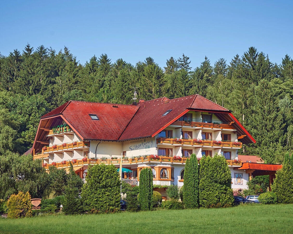 Am Waldrand, inmitten der Ferienregion ZweiTälerLand, empfängt Sie unser 4 Sterne Ringhotel Schwarzwald-Hotel Silberkönig in Gutach-Bleibach im typischen Schwarzwälder Landhausstil