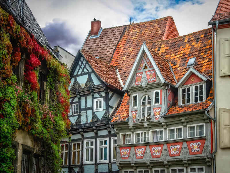 Historische Gebäude in Quedlinburg