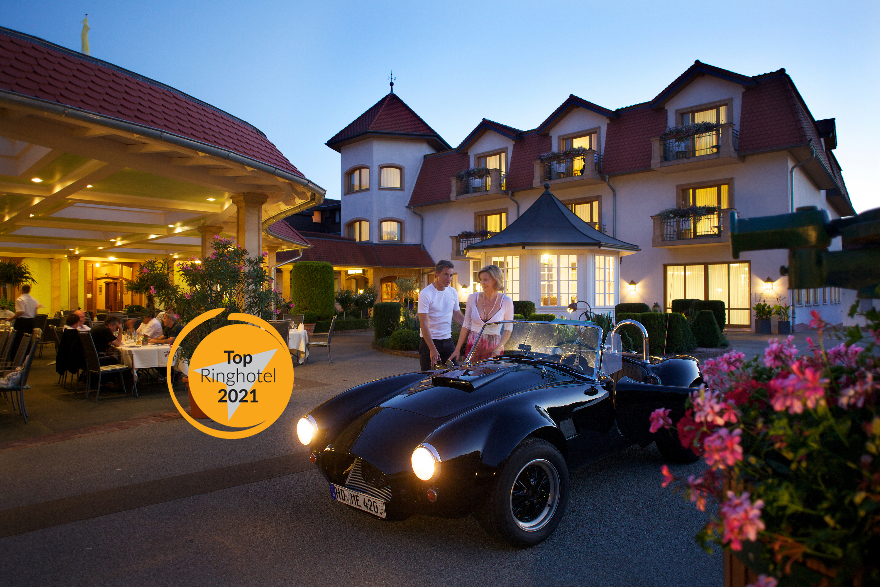Südliches Flair erwartet Sie in unserem 4 Sterne Hotel Ringhotel Winzerhof in Rauenberg, umgeben von Weinbergen des Kraichgaus 