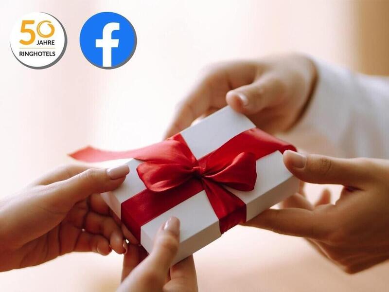 Schöne Geschenke zum 50 Jahren Ringhotels gewinnen Sie im Facebook