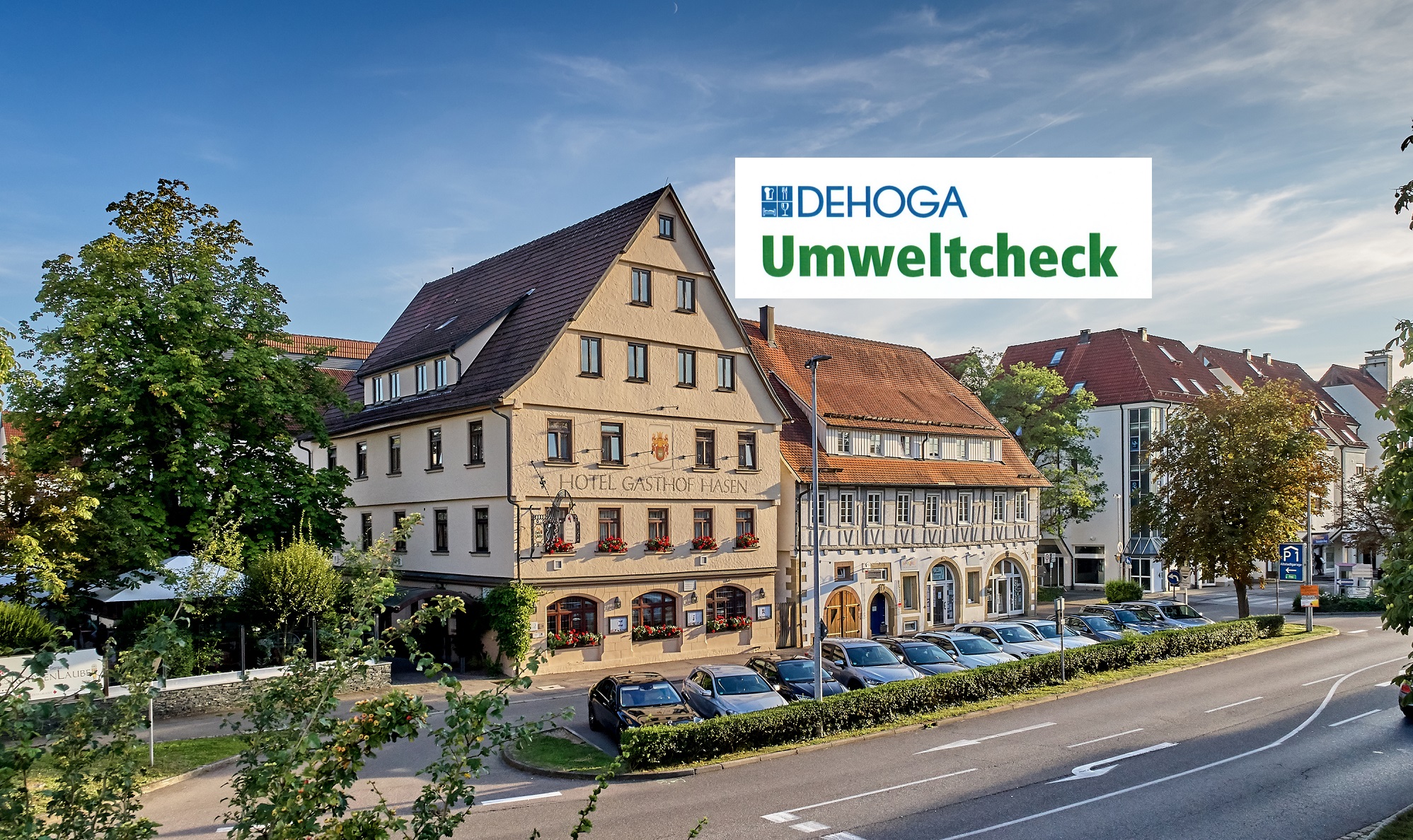 DEHOGA_Umweltcheck 2023 für Das 4 Sterne Ringhotel Gasthof Hasen in Herrenberg